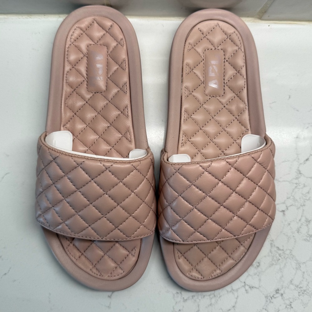APL Lusso slides Quilted Pink Slide Sandals
